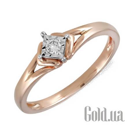 Кольцо Золотое кольцо с бриллиантом, 17