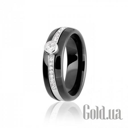 Кольцо Silvex925 Cеребряное кольцо с керамикой и куб. цирконием, 17