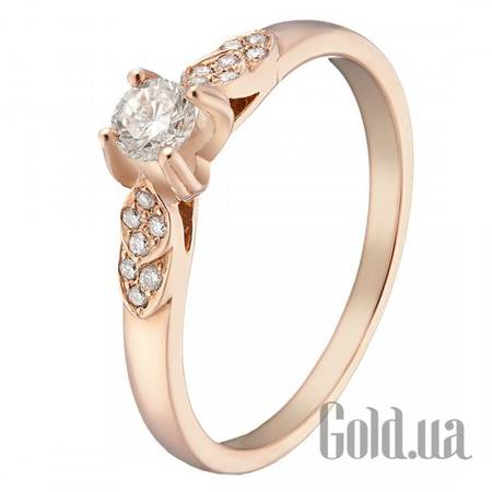 Кольцо Золотое кольцо с бриллиантами, 17