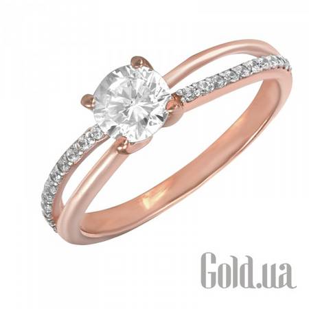 Кольцо Золотое кольцо с куб.циркониями, 17.5