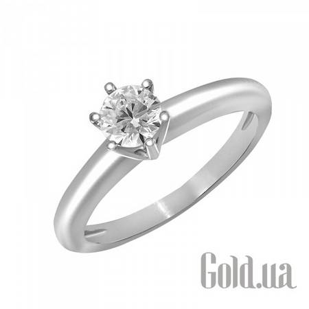 Кольцо Золотое кольцо с бриллиантом, 17.5