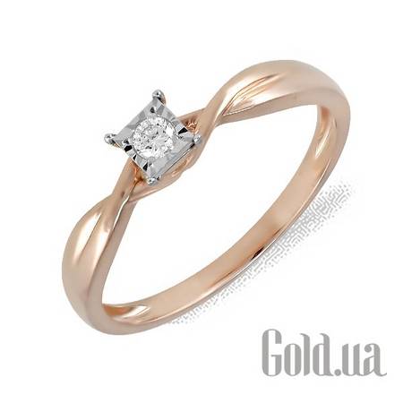 Кольцо Золотое кольцо с бриллиантом, 17