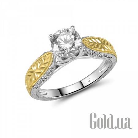 Кольцо Золотое кольцо с бриллиантами, 17