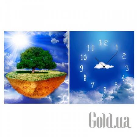 Настенные часы Настенные часы 2C-6-2p-W