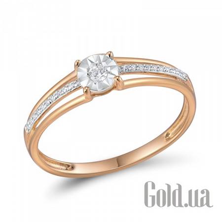 Кольцо Золотое кольцо с бриллиантами, 16