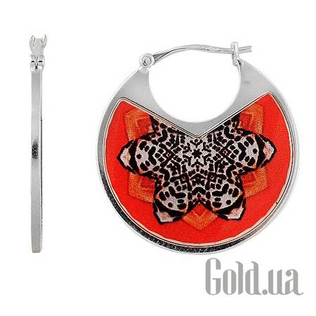 Серьги-кольца Серебряные серьги