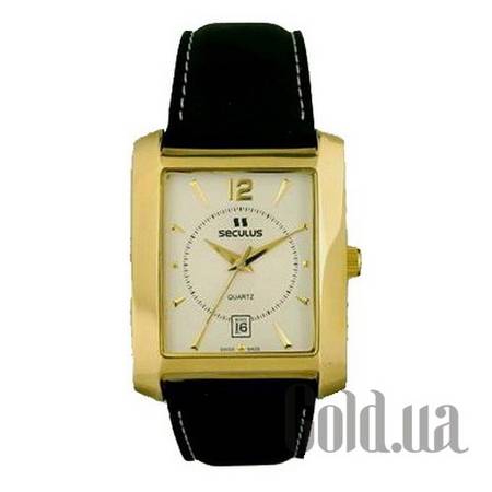 Швейцарские часы 4419.1.505 white ap-g, pvd, black leather