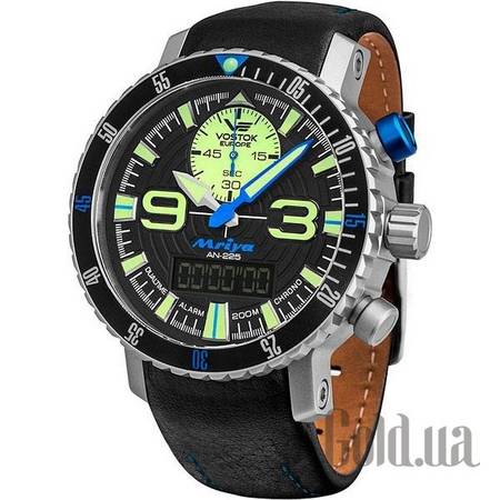 Мужские часы Мужские часы Mriya AN-225 Dualtime Alarm Chrono 9516-5555249