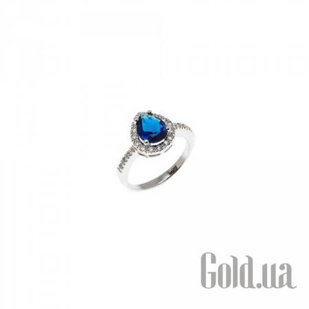 Женские кольца Женское серебряное кольцо с куб. циркониями, 17.5