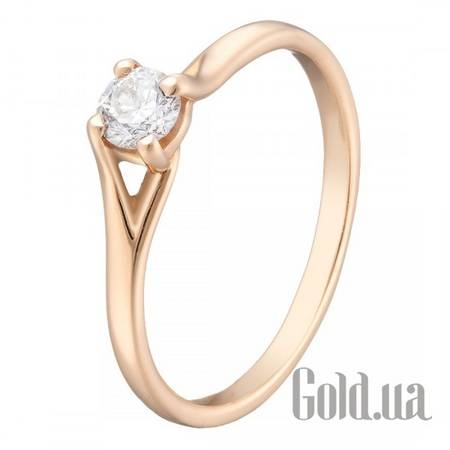 Кольцо Золотое кольцо с бриллиантом, 18