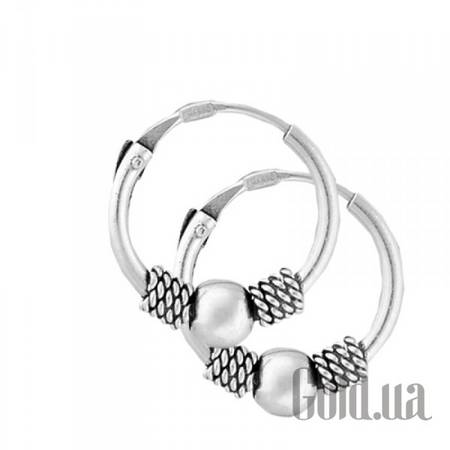 Серьги-кольца Серебряные серьги