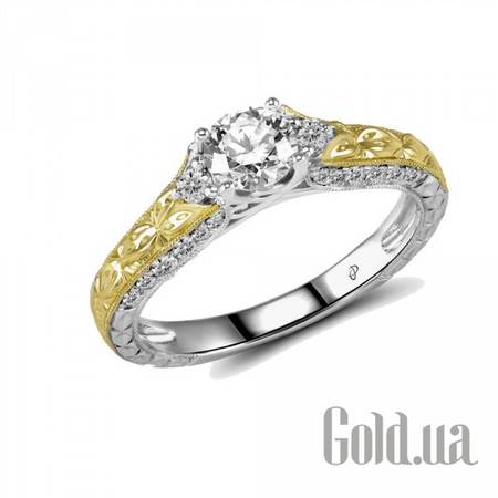 Кольцо Золотое кольцо с бриллиантами, 17