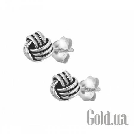 Серьги-гвоздики Серебряные серьги