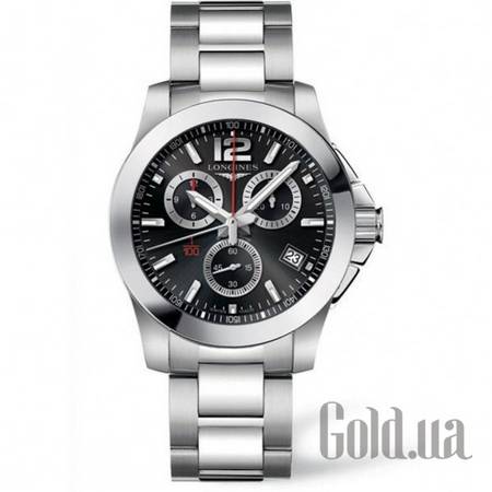 Швейцарские часы Мужские часы Conquest Chronograph L3.700.4.56.6