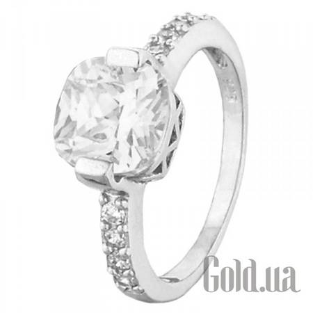 Кольцо Silvex925 Серебряное кольцо с  куб. циркониями, 15.5