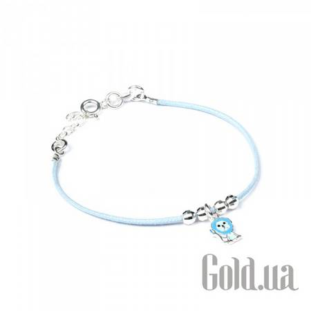 Браслет Детский серебряный браслет с эмалью, 14