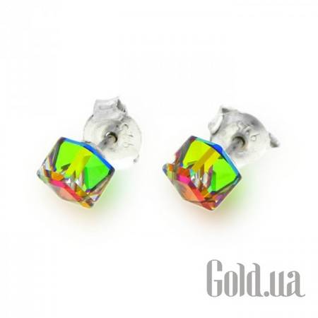 Пусеты (гвоздики) Серьги с кристаллами Swarovski