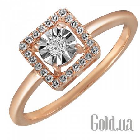 Кольцо Золотое кольцо с бриллиантами, 17