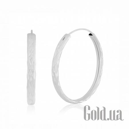 Серьги-кольца Серебряные серьги