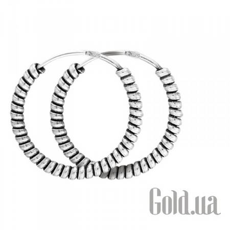 Серьги-кольца Серебряные серьги