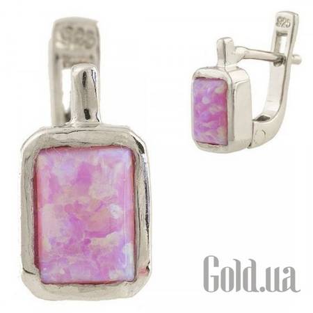 Серьги Серебряные серьги с опалами