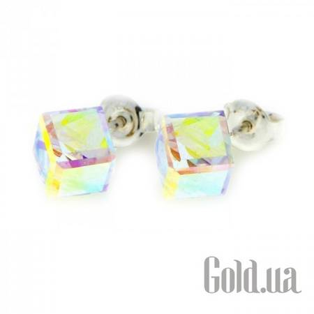 Пусеты (гвоздики) Серьги с кристаллами Swarovski