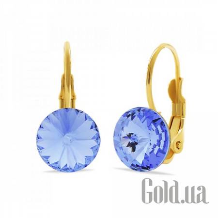 Серьги Серьги с кристаллами Swarovski в позолоте