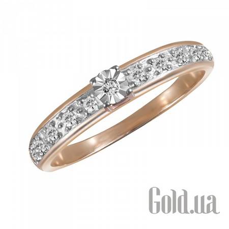 Кольцо Золотое кольцо с бриллиантами, 16.5