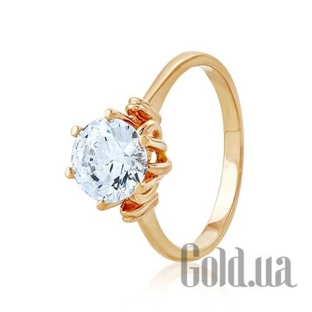 Кольцо Золотое кольцо с камнем Swarovski, 17