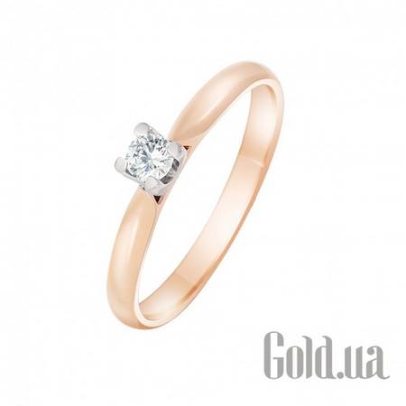 Кольцо Золотое кольцо с куб. цирконием, 16.5