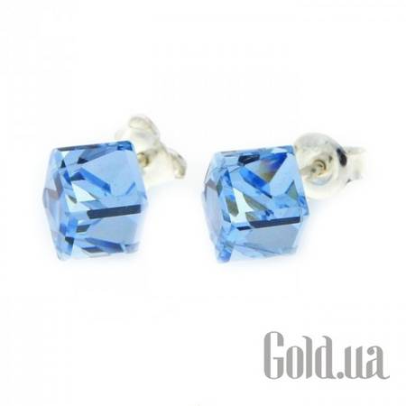 Пусеты (гвоздики) Серьги с кристаллами Swarovski