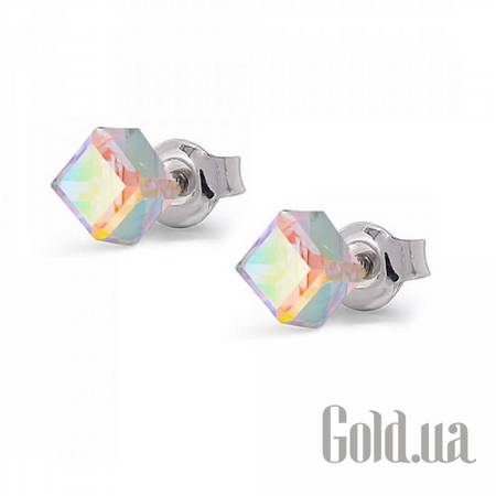 Пусеты (гвоздики) Серьги с кристаллами Swarovski