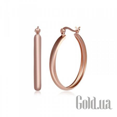 Серьги-кольца Серебряные серьги в позолоте