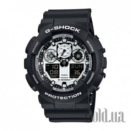 Японские часы Мужские часы G-SHOCK GA-100BW-1AER