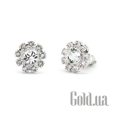 Пусеты (гвоздики) Серьги с кристаллами Swarovski