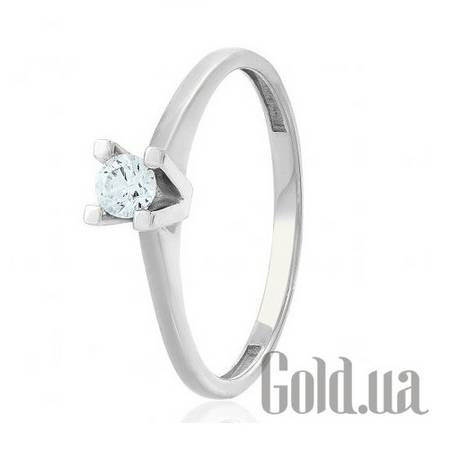 Кольцо Золотое кольцо с цирконием Swarovski Zirconia, 16