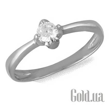 Кольцо Золотое кольцо с куб. цирконием, 17