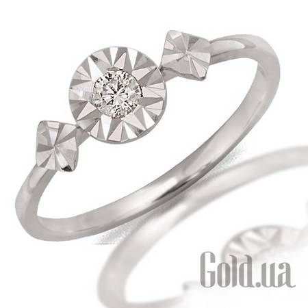 Кольцо Золотое кольцо с бриллиантами, 17