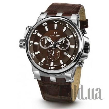 Швейцарские часы brown, ss, brown leather 4510.5.503D