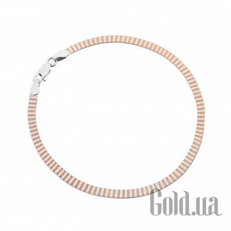 Женские браслеты Женский серебряный браслет в позолоте, 19