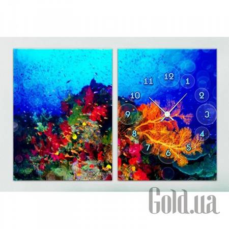 Настенные часы Настенные часы 1C-109-2p-W