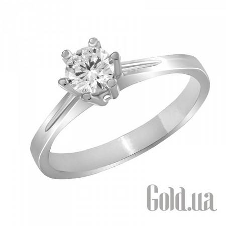 Кольцо Золотое кольцо с бриллиантом, 17.5