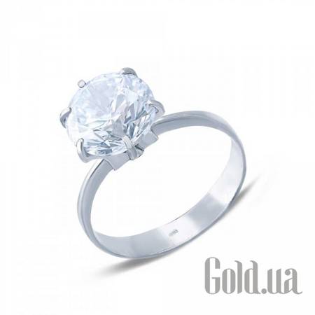 Кольцо Серебряное кольцо с куб. цирконием, 16