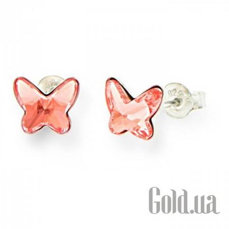 Пусеты (гвоздики) Серьги с кристаллами Swarovski