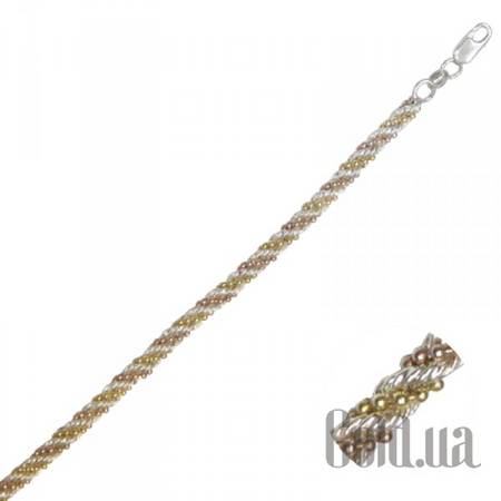 Женские браслеты Женский серебряный браслет в позолоте, 20