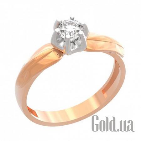 Кольцо Золотое кольцо с куб. цирконием, 16.5