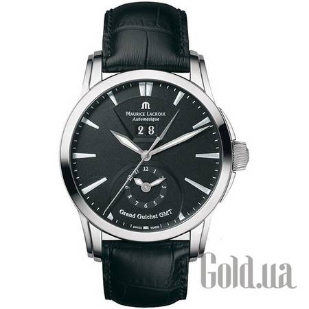 Швейцарские часы PONTOS GRAND GUICHET GMT PT6098-SS001-330