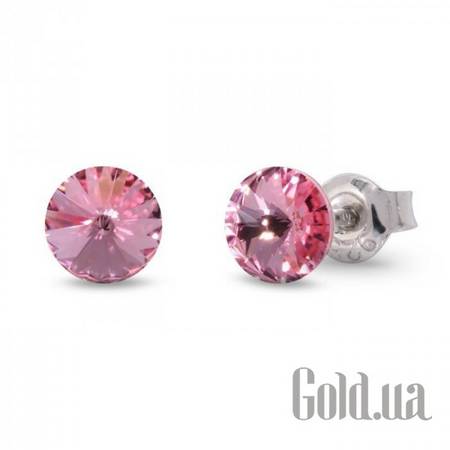 Пусеты (гвоздики) Серьги с кристаллами Swarovski