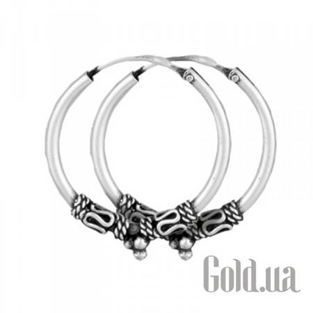 Серьги-кольца Серебряные серьги