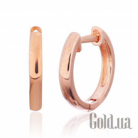 Серьги-кольца Серебряные серьги в позолоте